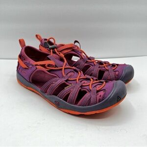 Keen Little Kids Size 4 Moxie Sandals Purple-Pink and bright orange